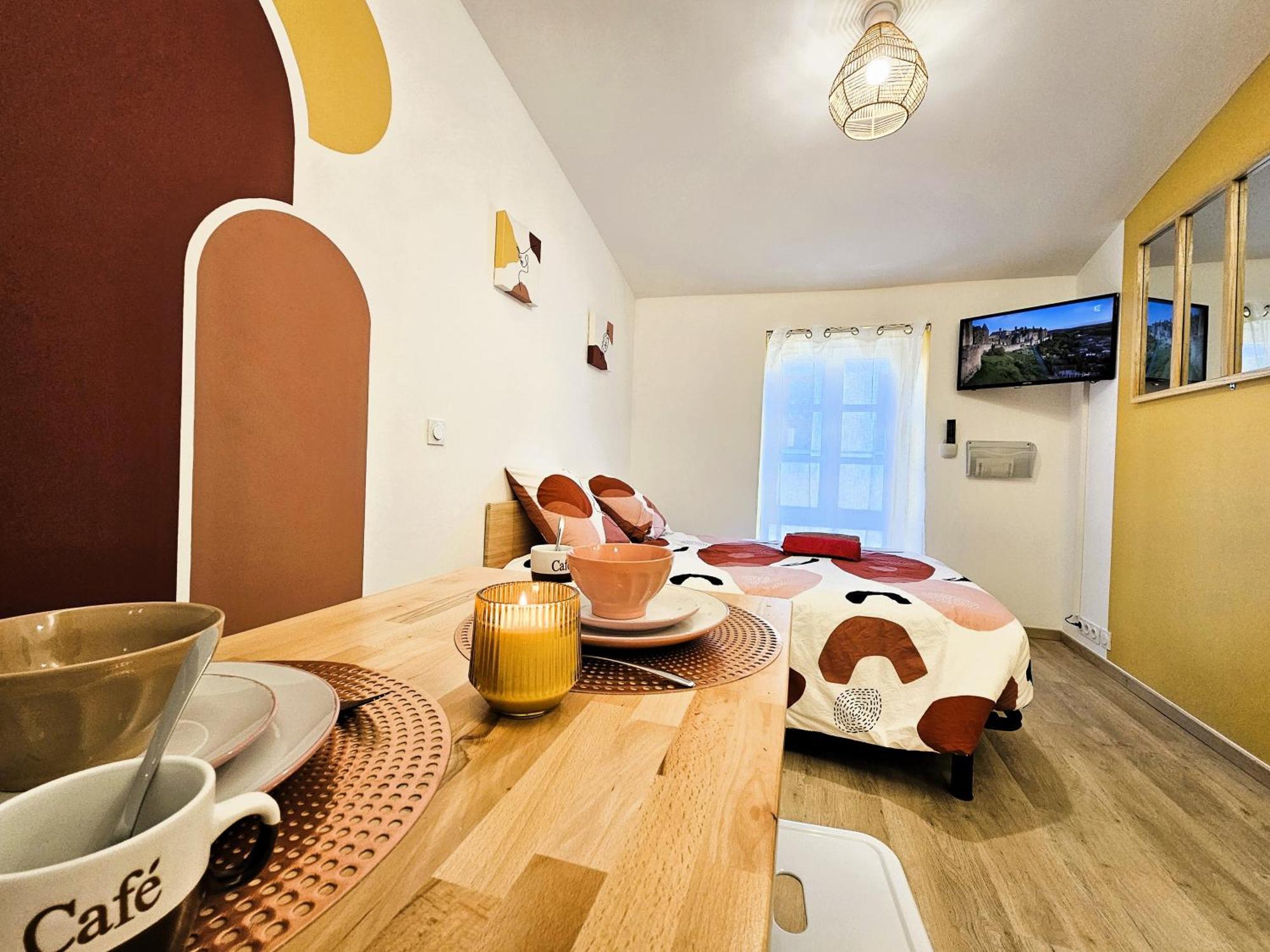 Tout Confort ! Centre-Ville, Climatisation, Parking, Wifi, Calme, Tv Carcassonne Extérieur photo