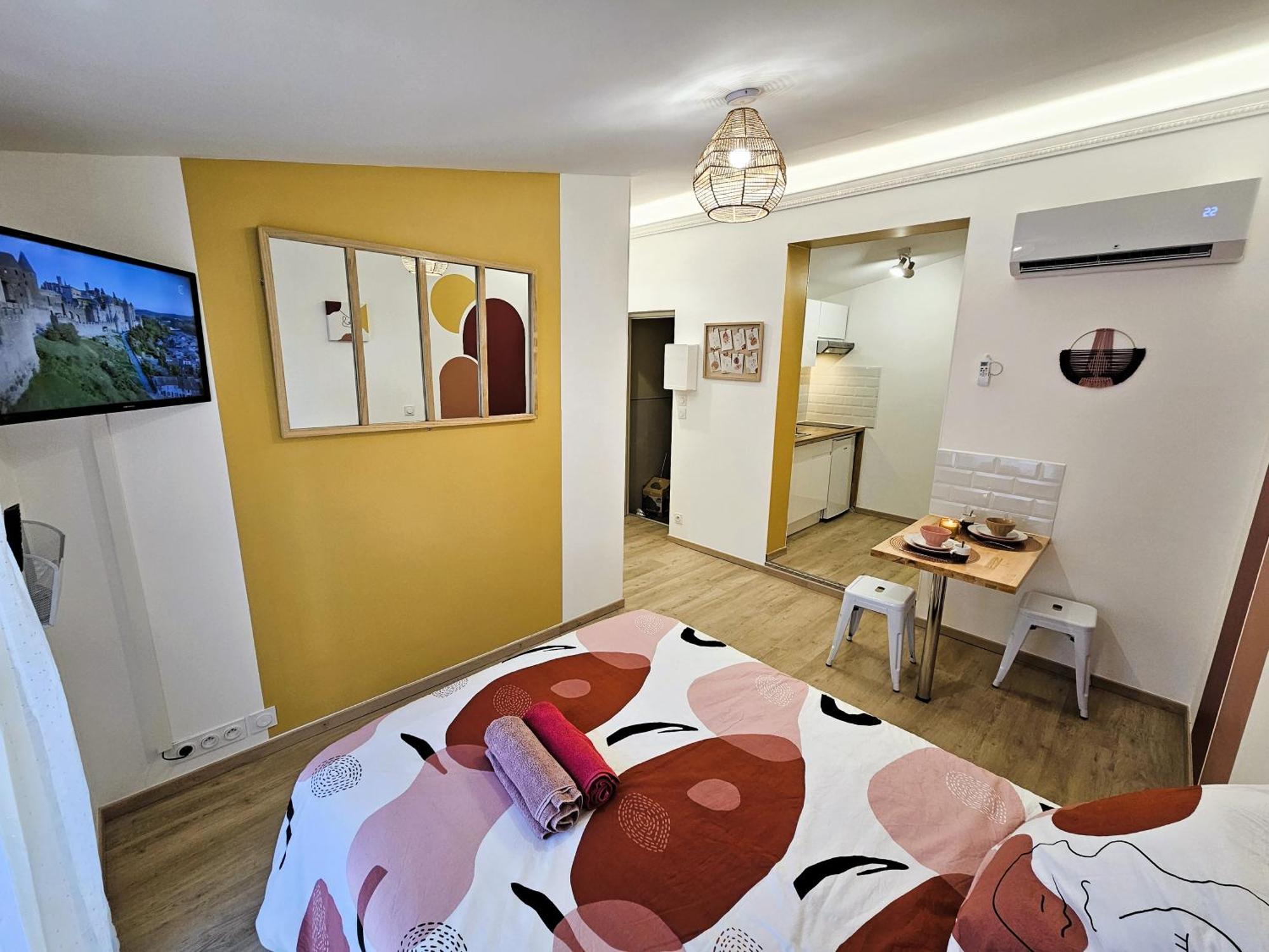 Tout Confort ! Centre-Ville, Climatisation, Parking, Wifi, Calme, Tv Carcassonne Extérieur photo